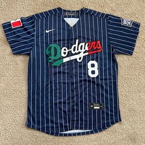 Kobe Bryant #24 Dodgers 2020 World Series x Mexico Jersey